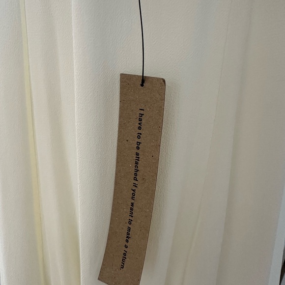 NWT Reformation Thea Wrap Gown / Dress in Ivory / Off White Medium - Picture 12 of 13